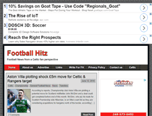 Tablet Screenshot of footballhitz.com
